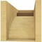 Ekena Millwork 7"W x 14"D x 7"H Wide Viola Rough Cedar Woodgrain TimberThane Corbel, Primed Tan CORUR07X14X07VIORCPR - alternate 2